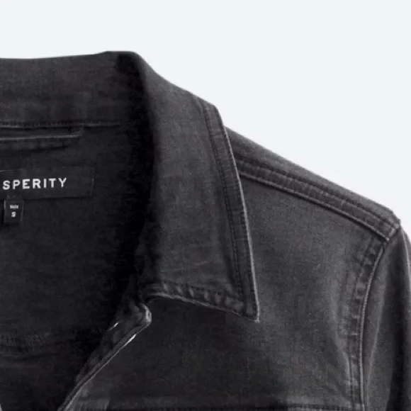 Prosperity Women's Classic Black Denim Jacket NWT - Picture 2 of 5
